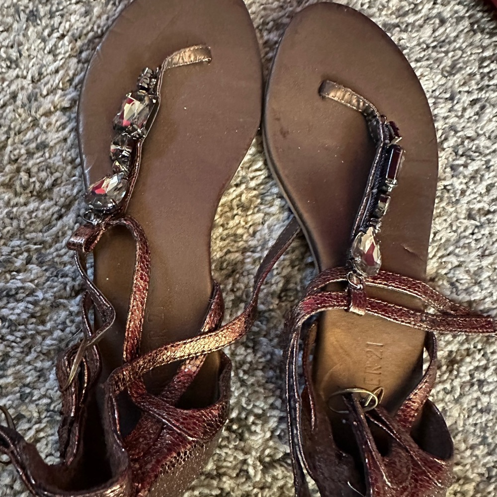 Brown sandals